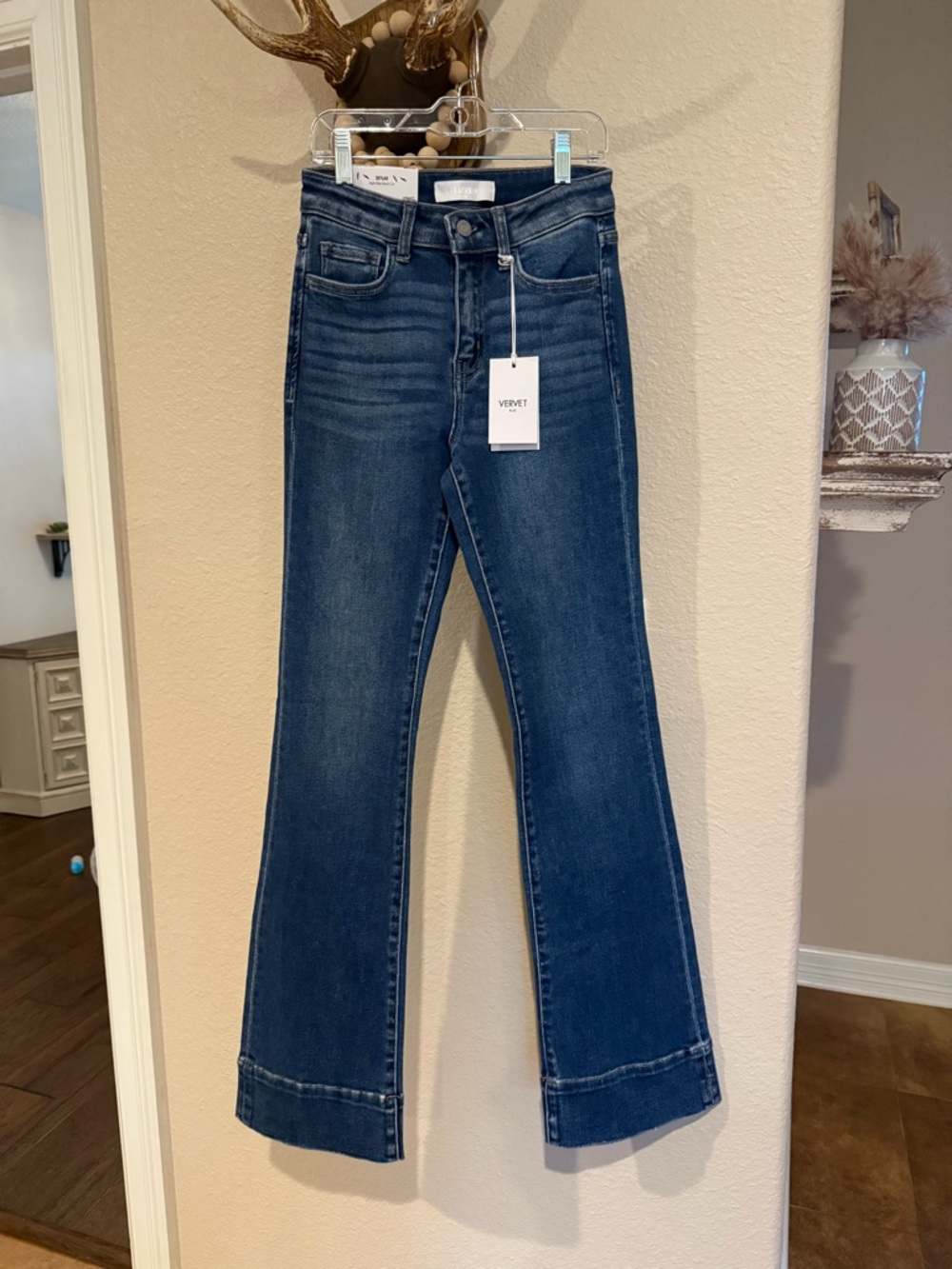 NWT Vervet by flying monkey trouser hem bootcut jeans 24